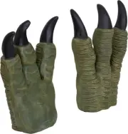 Skeleteen Dinosaur Claws Costume Accessories - Velociraptor Paw Gloves for Kids