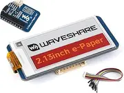 waveshare 2.13inch E-Paper HAT (G) 250x122 Pixel Red/Yellow/Black/White Four-Color E Paper Screen LCD for Raspberry Pi 4B/3B+/3B/2B/Zero/Zero W/Zero WH/Zero 2W/Jetson Nano, with SPI Interface