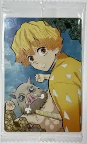 Demon Slayer KNY Collectable Wafer Card New from Japan-Inosuke & Zenitsu