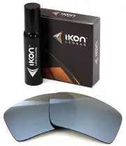 Polarized IKON Replacement Lenses For Von Zipper Scissorkick - Silver