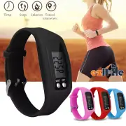 Fitness Tracker Digital Pedometer Walking Step Calorie Counter Wrist Watch New