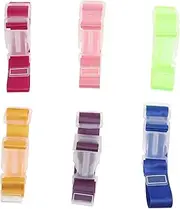 WOFASHPURET 6Pcs Adjustable Suitcase Buckle Straps for Travel Versatile Luggage Belts for Securely Fastening Bags and Clothing Durable Materials Compact Design