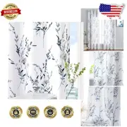 Elegant Floral 84-Inch Curtains Set of 2 - Light Filtering & Thermal Insulated