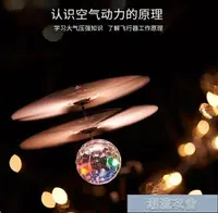 在飛比找樂天市場購物網優惠-遙控玩具-7彩顏色感應懸浮水晶球飛行器兒童迷你遙控飛機玩具