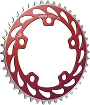 Helix Chainring 44T 1/8" 110mm BCD 5 Arm Hole Old School BMX Single Speed Fixie, Red, WFS3060-BO
