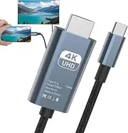Type C to HDTV Converter - 4K60HZ HDTV Video Adapter,Cell Phone Converter Cord, Projector Connector, Computer Accessories for Phone Monitor