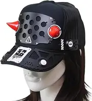 ZCBYBT Cyberpunk Armored High-Top Baseball Cap Cosplay Cap for Men and Women