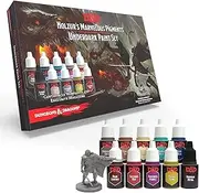 Dungeons and Dragons Nolzur’s Marvelous Pigments Underdark Paint Set, The Army Painter 10 Acrylic Paints Roleplaying, Boardgames, Wargames Miniature Model Painting