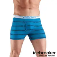 在飛比找momo購物網優惠-【Icebreaker】男彈性平口條紋四角內褲-BF150-