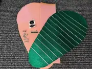 SCHWINN STINGRAY GREEN FASTBACK w/ MYLAR Bicycle Seat Kit - by KOOLESTUFF