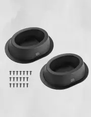 2PCS 6x9 Speaker Pods Universal Angled Boxes Enclosures For UTV ATV RV Boat