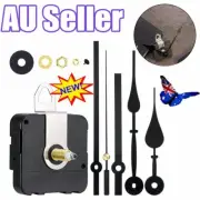 DIY Quartz Movement Wall Clock Motor Mechanism Long Spindle Repair Kit D2