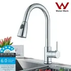 Chrome WELS Kitchen Mixer Tap 360° Pull Out 2-Mode Spray Laundry Sink Faucet