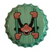 100 Oxygen Absorbing Beer Bottle Caps Brewing Homebrewing Green Monkey Crown