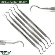 Periodontal Sickle Scalers H6/H7 Cavity Calculus Remover Hygienist Dentist Tools