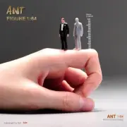 Resin 1/64 Diorama Miniature Toy Figures Anime Mini Black Agent Male Doll Model
