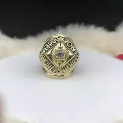 1957 Detroit Lions Championship Ring in wooden display box