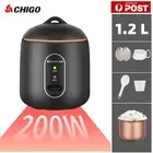 1.2L Electric Mini Rice Cooker Portable Household Cooking Pot Small Kitchen Kits