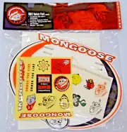 Old School Mongoose BMX Bike Number Plate Variety Pack Vintage