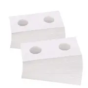 100 Pieces 2x2 Coin Holder Cardboard Coin Holder Flip Mega Assortment for Coin