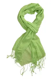 Tammi Tiny Spot Tassel Scarf--MSD-SCTAMMGR