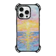 iPhone 16 Pro Bounce Case MagSafe Compatible Frosted Sunset