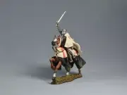 TEAM MINIATURES CRUSADERS & MONGOLS BOL6008 TEMPLAR KNIGHT ADVANCING WITH SWORD
