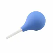 US Smooth Anal Enema Bulb Deluxe Large Silicone 220 ml Vaginal Douche BLUE