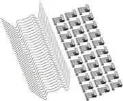 GANAZONO Greenhouse Glass Pane Clips 100pcs Plant Fixing Clamps z w Type for Fastening in Australia