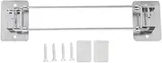 195 345mm RV Shower Corner Storage Bar Stainless Steel Adjustable Bathroom Storage Rack Guard Rod for Trailer Yacht With Adjustable Length Safe Fixation Durable Material Multi