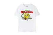 SpongeBob SquarePants Mens Absorb The Season Christmas T-Shirt (White) - UTNS8007