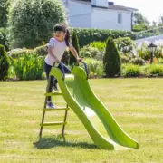 5.8ft Wavy Slide for Outdoor Fun and Fast Ride Transformable into Water Slide