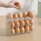 Space Saving Refrigerator Egg Storage Box Large Capacity Egg Storage Rack