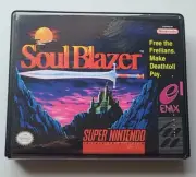 Soul Blazer CASE ONLY Super Nintendo SNES Box BEST Quality Available