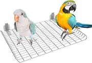Parrot Perches, Stainless Steel Stand Perch for Bird Cage, Animals Enrichment Toy, Indoor Pets Exercise Playground for Cockatiels, Parakeets, Conures, Lovebirds, Budgies