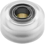 1/5/10/24PCS CNC Plastic POM Big Small Wheel with Bearing Idler V-Slot Aluminum Profile Perlin Pulley Compatible with 3D Printer Ender3 V2 (Color : POM Small Bright, Size : 24Pcs)