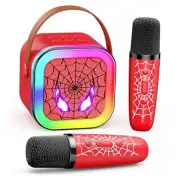 LED Karaoke Machine Toy: Mini Microphone for Kids 4 5 6 7 8 9 10 Year Old Boys
