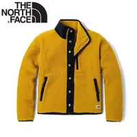 在飛比找蝦皮商城優惠-【The North Face 女 搖粒絨保暖外套《薑黃》】