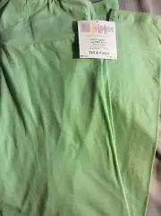 Lularoe TC Tall & Curvy Leggings Pants Unicorn Solid Light Green Mint New*