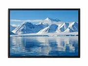 Beautiful snow Mountain Lake Framed Print Fine Art Poster Print