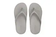 Archline Orthotic Foam Thongs Arch Support Flip Flops Orthopedic Rebound - Grey