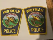 Whitman Police Massachusetts collectable patch set full size