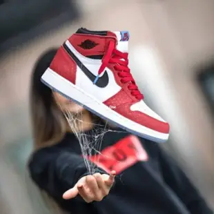 Air Jordan 1 Retro High OG AJ1蜘蛛俠 芝加哥 白紅斑點 籃球鞋555088-602