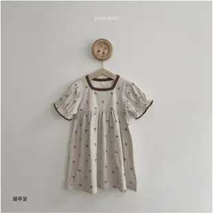 peekaboo 漿果格子洋裝｜韓國童裝 女童洋裝 兒童洋裝 兒童衣服 韓國童裝 寶寶洋裝 嬰兒洋裝