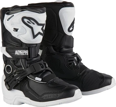 Alpinestars 2014524-21-12 Tech 3S Kids Boots 12J White/Black