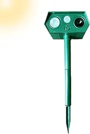 Cat - Garden Cat Deterrents, Outdoor Animal Scarer | Garden Solar Animal, Solar Powered Waterproof Deterrents, Scarers with Led Flash Light for Gardens