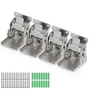 MDLUU Folding Brackets Heavy Duty, 90 Degree Self-Lock Hinges for Table Leg, ...