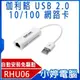 【小婷電腦＊網卡】全新 伽利略 RHU06 USB 2.0 10/100 網路卡