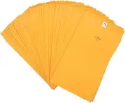 LALAFINA 100pcs Buckle Envelopes Letter Size Card Envelopes Document Mailing for Home Office Business