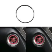 Soft Carbon Fiber One-Touch Starter Trim For Honda Accord 2018-2021